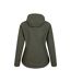 Womens/ladies Arlberg 2.5 Layer Waterproof Jacket Dark Khaki Mountain Warehouse-2