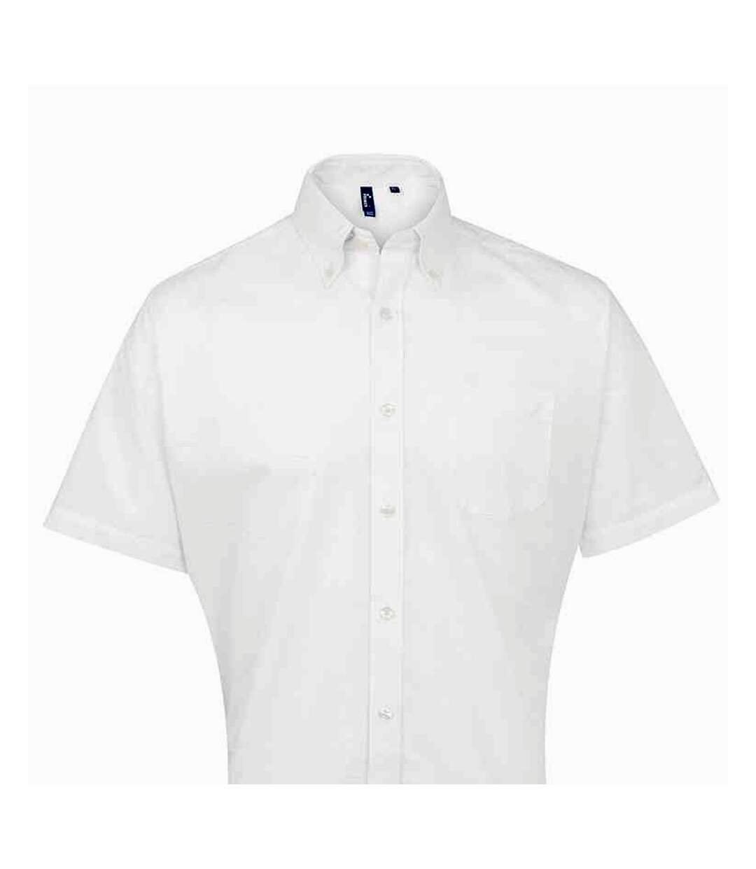 Chemise de travail à manches courtes homme blanc Premier