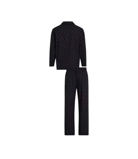 Ensembles de pyjama noir homme calvin klein button down - m