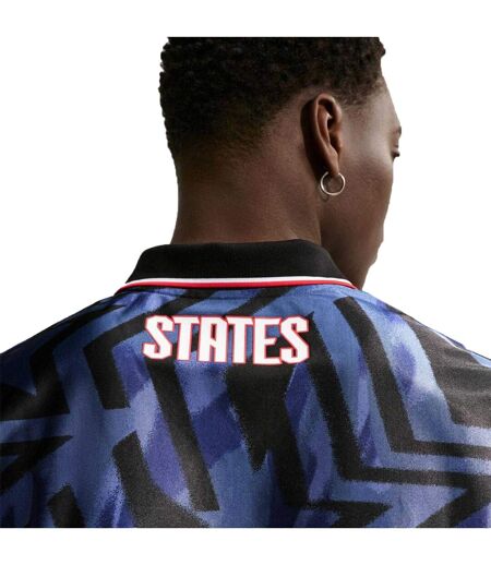 T-shirt Manches Courtes Motif/style Usa Homme Bleu Marine Rouge Nike