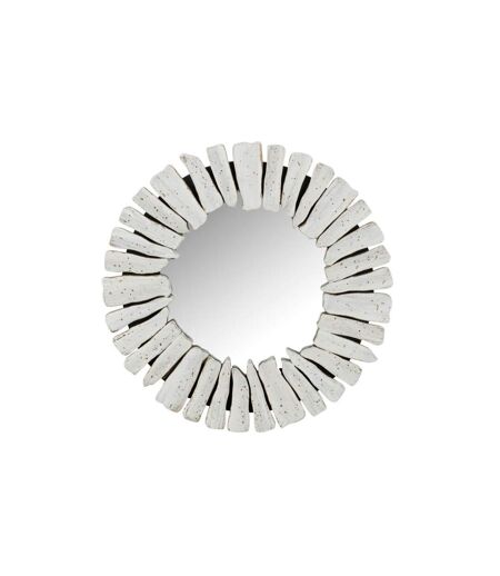 Miroir Mural en Bois Vacay 46cm Blanc