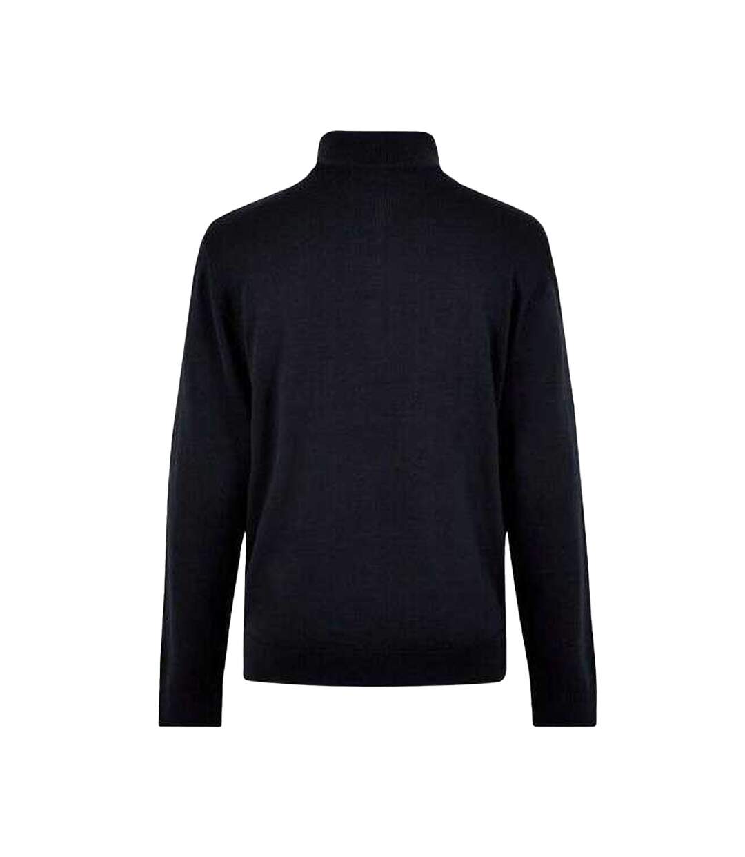 Mens Arundel Quarter Zip Sweater Top Navy Kustom Kit-2
