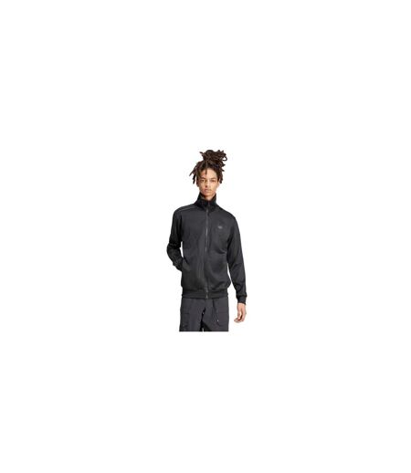 Mens Originals Full Zip Relaxed Fit Everyday Tracksuit Top Black Adidas