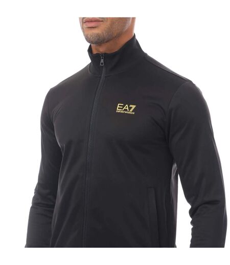 Mens ea7 full zip tracksuit black Emporio Armani