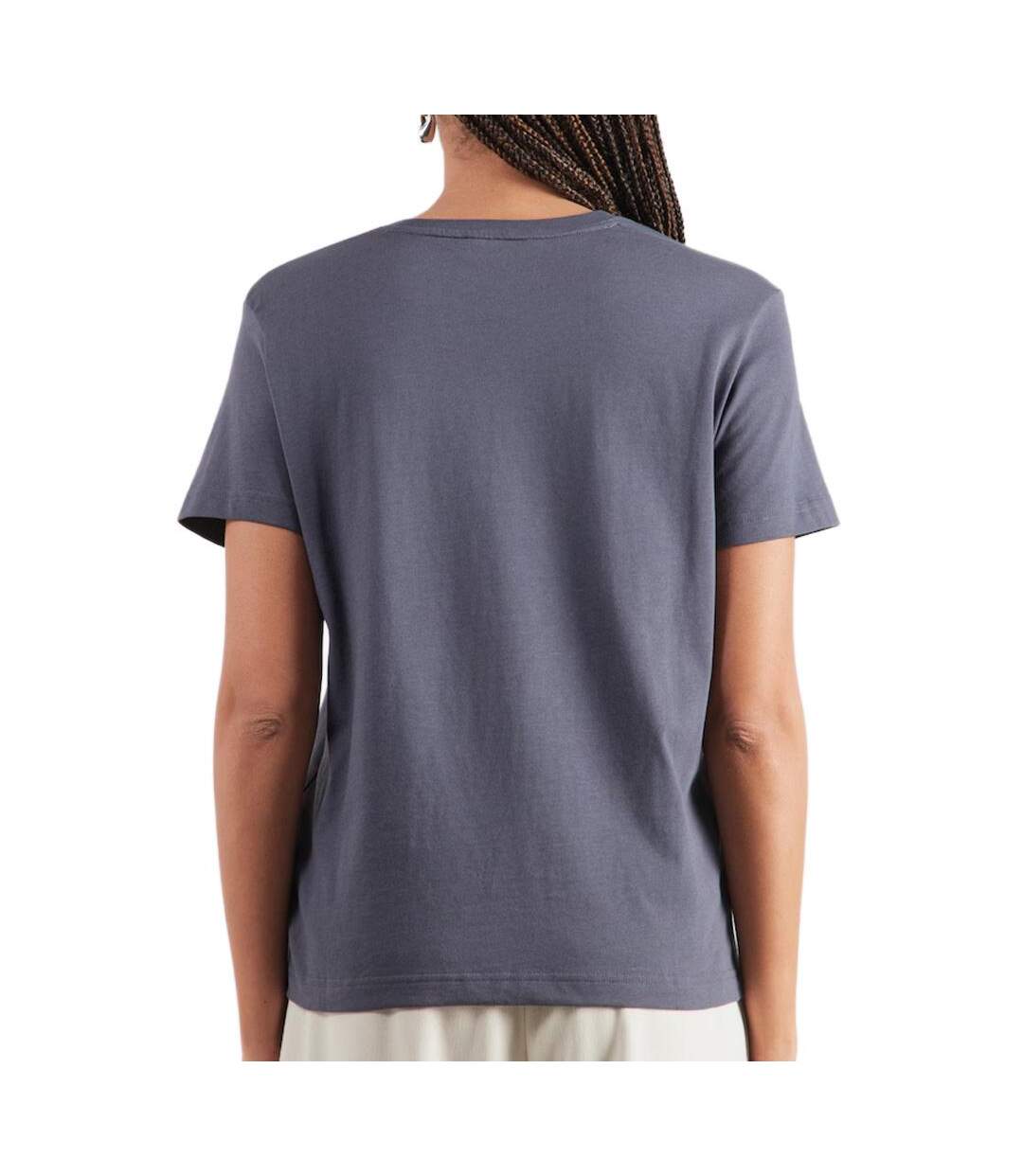 T-Shirt gris foncé femme calvin klein jeans archive-2