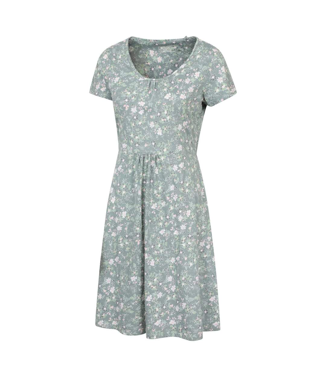 Robe Patineuse Motif/style Floral Essentials Lora Femme Vert Pâle Mountain Warehouse-4