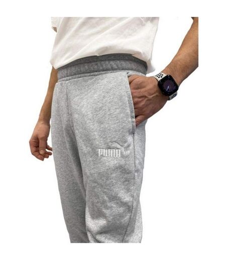 Pantalon De Jogging Style Logo Ess Homme Gris Puma
