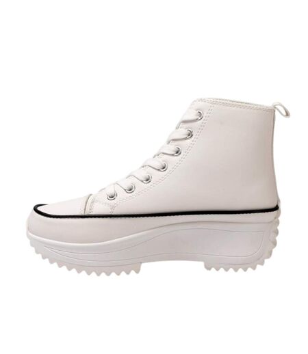 Baskets Montantes Femme Blanc Firetrap
