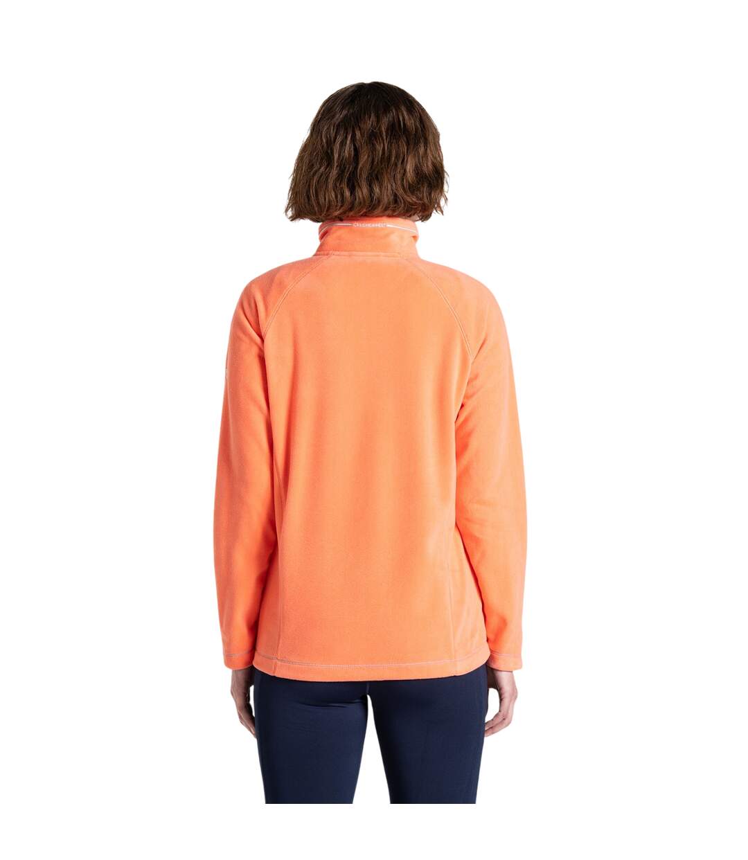 Womens/ladies Miska Vi Half Zip Fleece Fusion Coral Craghoppers-2