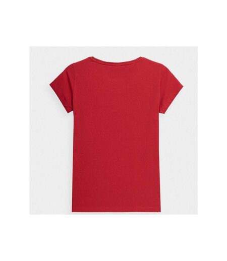 T-shirt Motif/style Imprimé Femme Rouge 4F