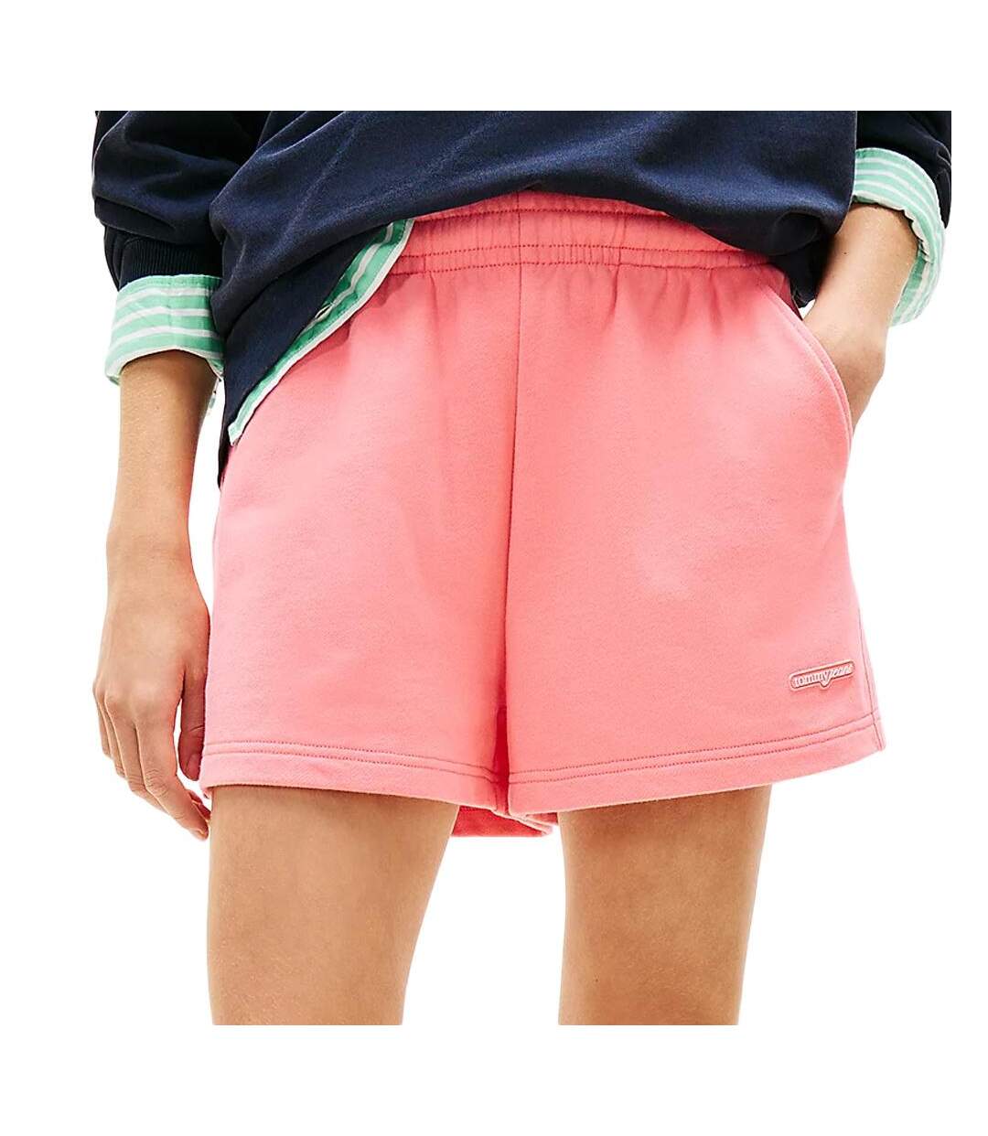 Short rose femme tommy hilfiger tjw script lbl-1