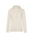 Sweat À Capuche Inspire Femme Blanc Cassé B&C-2