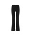 Pantalon Cloche Essential Femme Noir Obsidien Skims-2