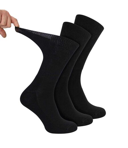 3 Pack Mens Diabetic Sport Socks | Breathable Non Binding Comfort Socks