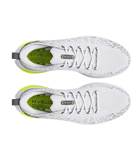 Chaussures Course À Pied Velociti Femme Blanc Jaune Under Armour