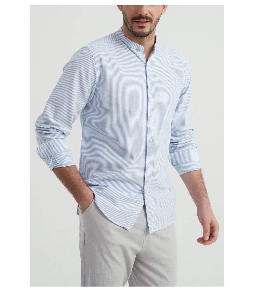 Chemise Col Mao-1