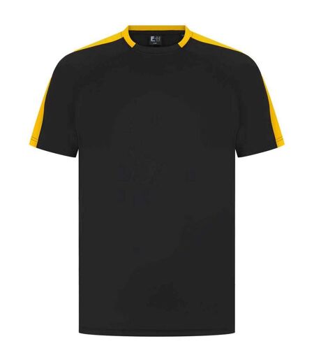 Unisex Team T-shirt Black Gold Finden And Hales
