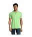 SOLs Mens Prime Pique Plain Short Sleeve Polo Shirt (Apple Green)