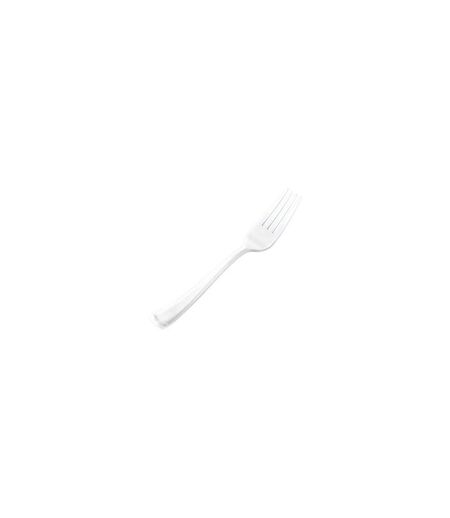 Lot de 12 Fourchettes Réutilisables 18cm Blanc