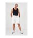 Mens cadby textured cargo shorts cream Brave Soul-3
