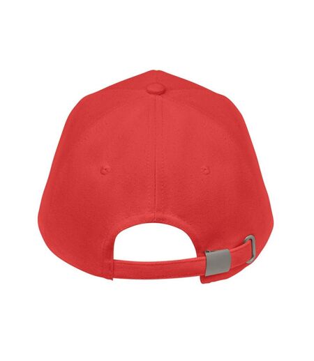 Bicca Organic Cotton Baseball Cap Red MidOcean
