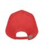 Bicca Organic Cotton Baseball Cap Red MidOcean-2
