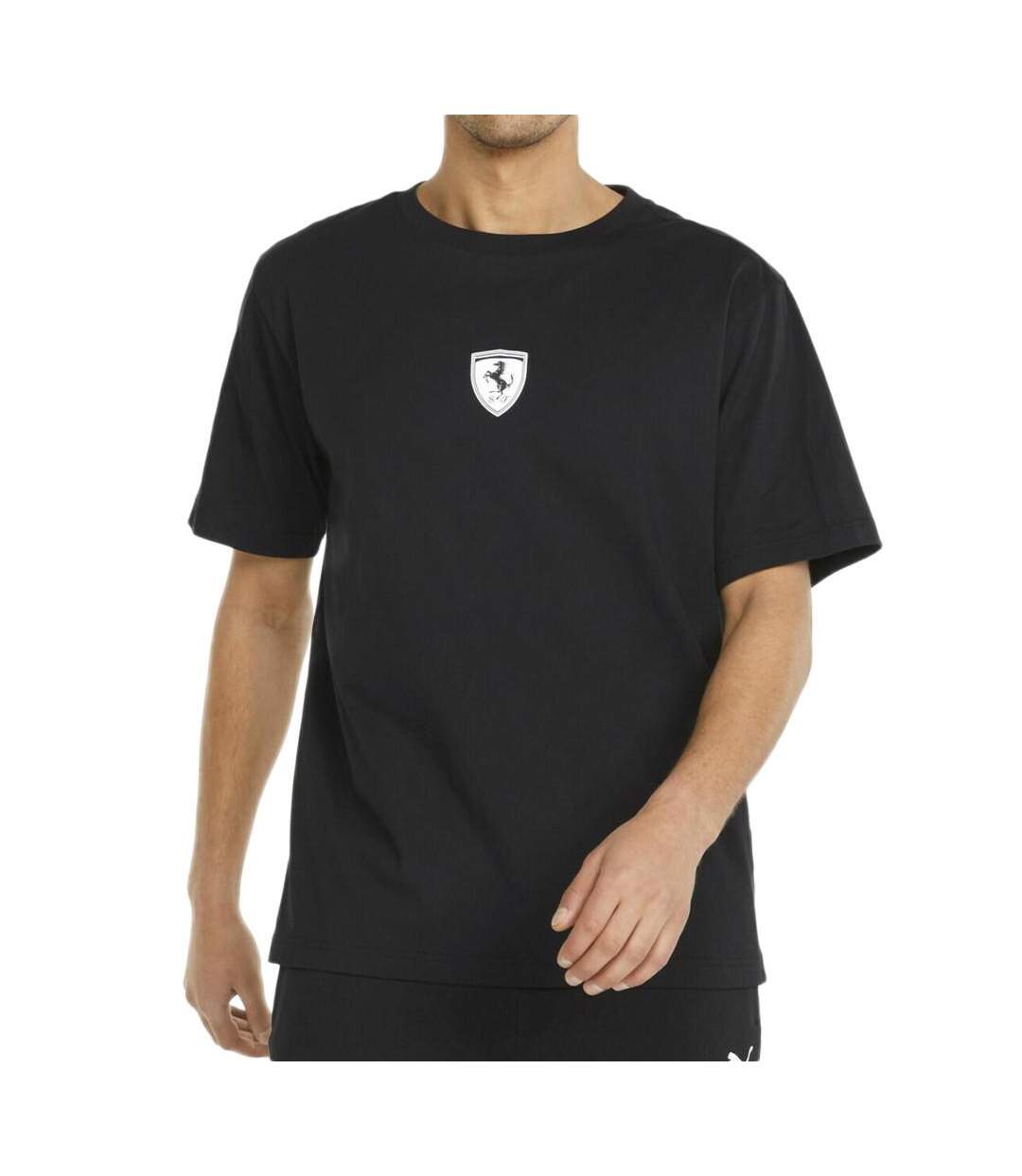 T-shirt Noir Homme Puma Fd Ferrarirace - M-1