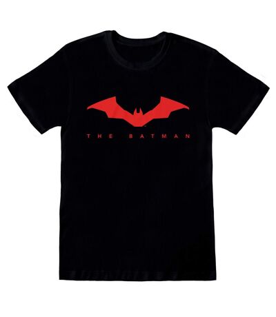 Batman Unisex Adult Logo T-Shirt (Black)