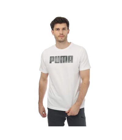 T-shirt sportstyle homme blanc Puma