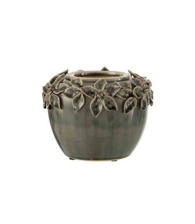 Cache-Pot en Céramique Flora 17cm Gris