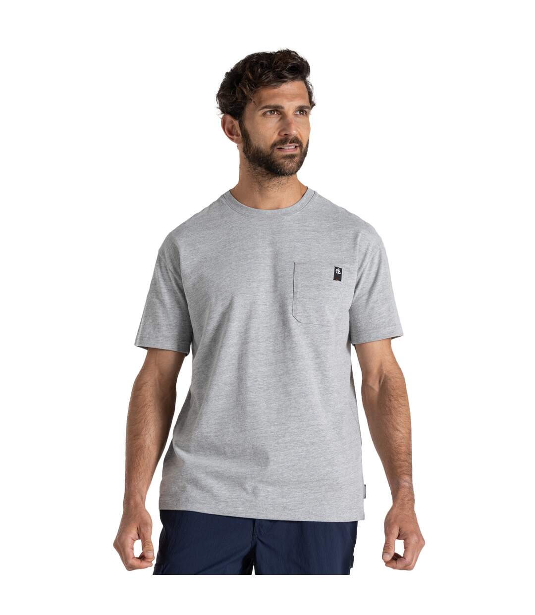 T-shirt wakefield workwear homme gris clair Craghoppers