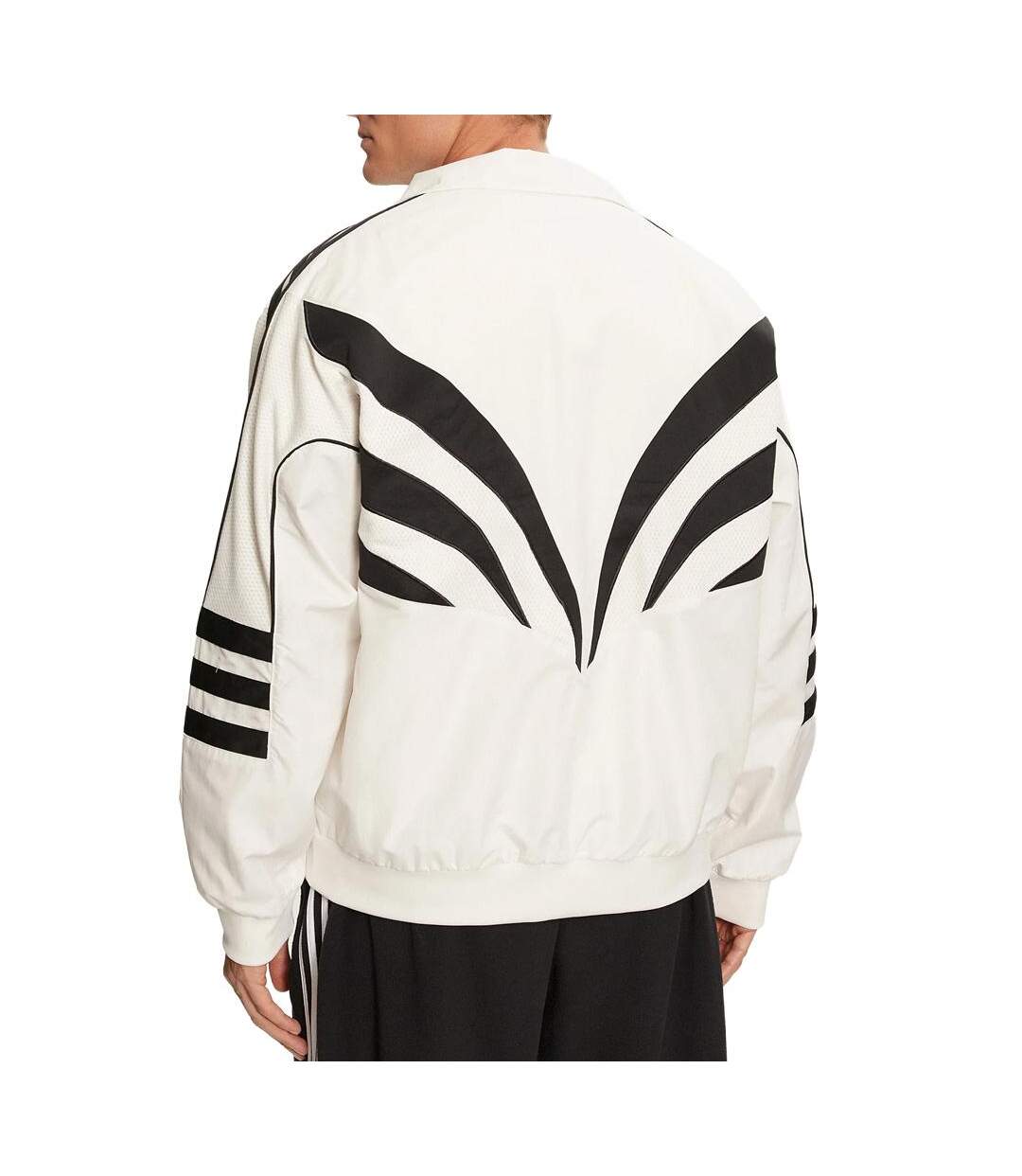 Veste blanche/noire homme adidas q3 atl-2