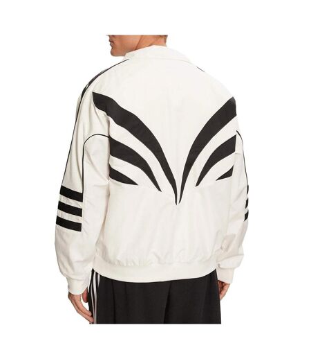 Veste blanche/noire homme adidas q3 atl