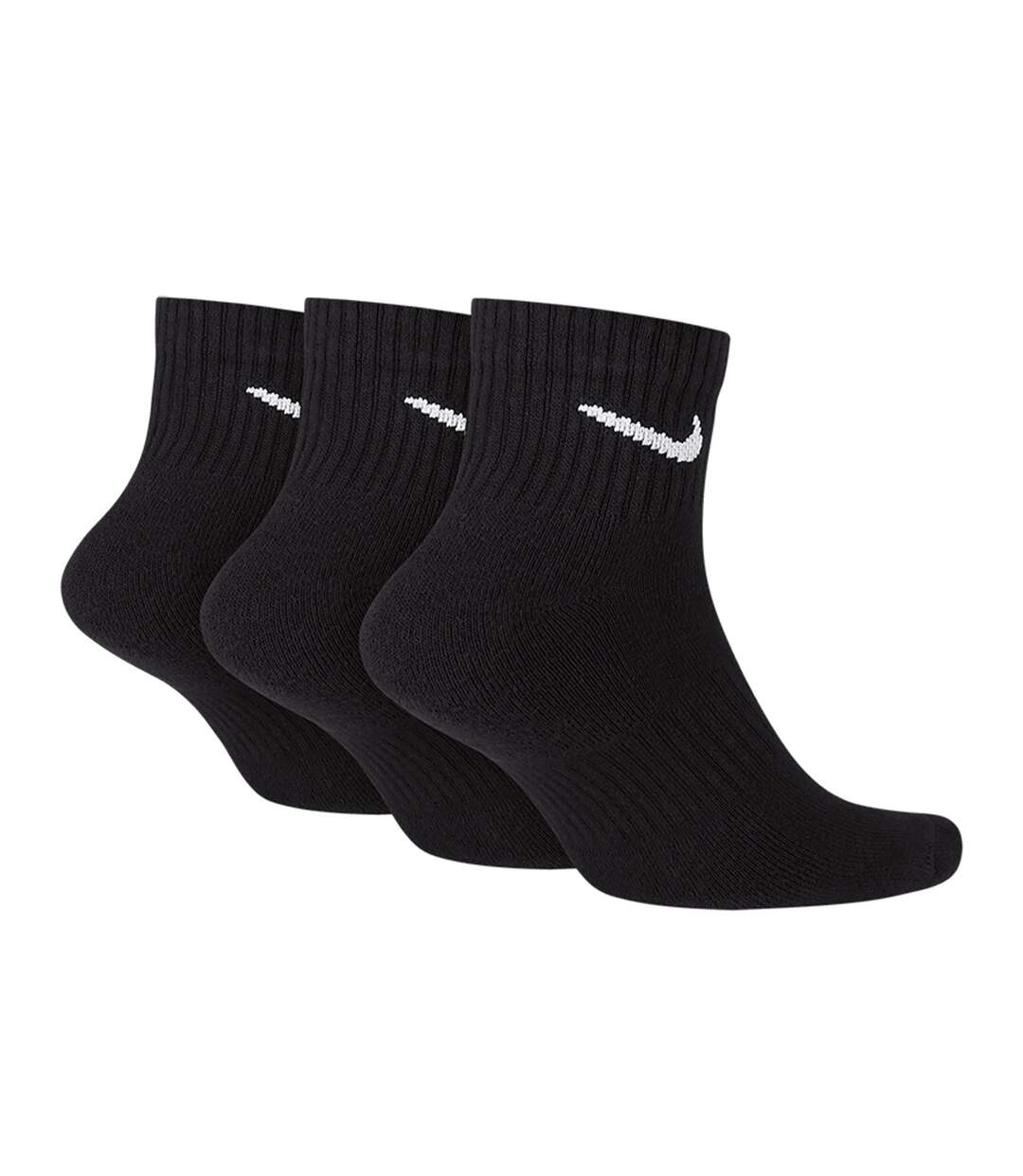 Lot De 3  Socquettes Entraînement Everyday Adulte Noir Nike-2