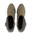 Womens/ladies Dalida Suede Block Heel Western Boots Sand Jack Wills-4