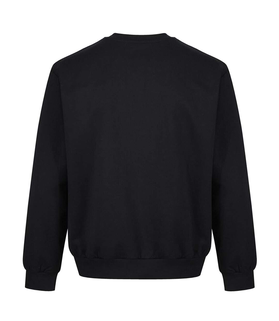 Mens Fleece Crew Neck Sweatshirt Black Iron Mountain-2