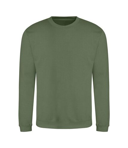 AWDis Just Hoods AWDis Unisex Crew Neck Plain Sweatshirt (280 GSM) (Earthy Green) - UTRW2014