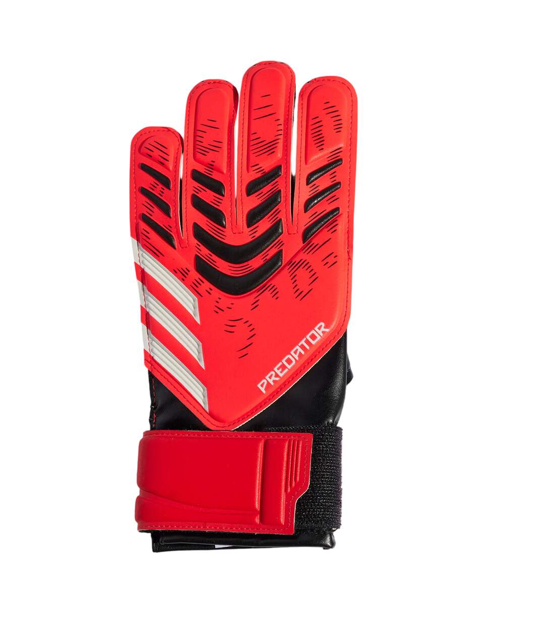 Gants De Gardien De But Entraînement Predator Enfant Rouge Adidas-1