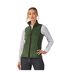 Womens/ladies Artisan Fleece Gilet Moss Green Brown Premier-1
