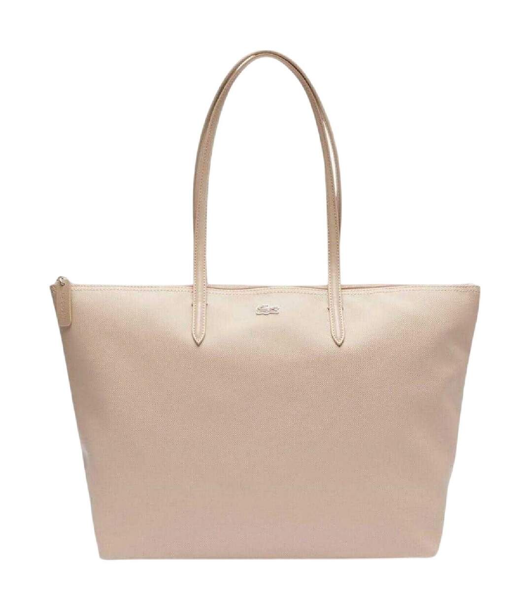 Tote Bag Motif/style Grand Femme Taille Unique Taupe Lacoste-1