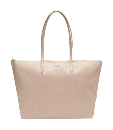 Tote Bag Motif/style Grand Femme Taille Unique Taupe Lacoste