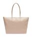 Tote Bag Motif/style Grand Femme Taille Unique Taupe Lacoste-1
