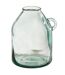 Vase Cylindrique Design Anse 25cm Transparent-1