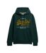 Sweat à capuche vert foncé homme superdry duo classic-1