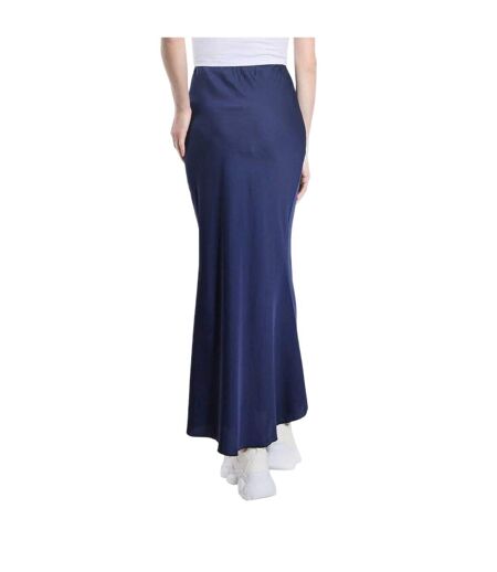 Jupe Mi-longue Femme Bleu Marine Be You
