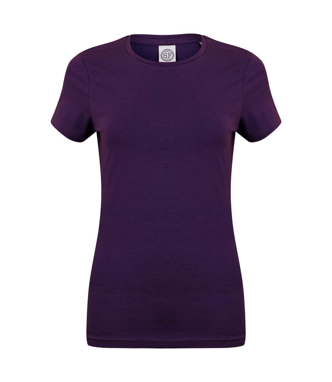 Feel good t-shirt étirable à manches courtes femme violet profond Skinni Fit