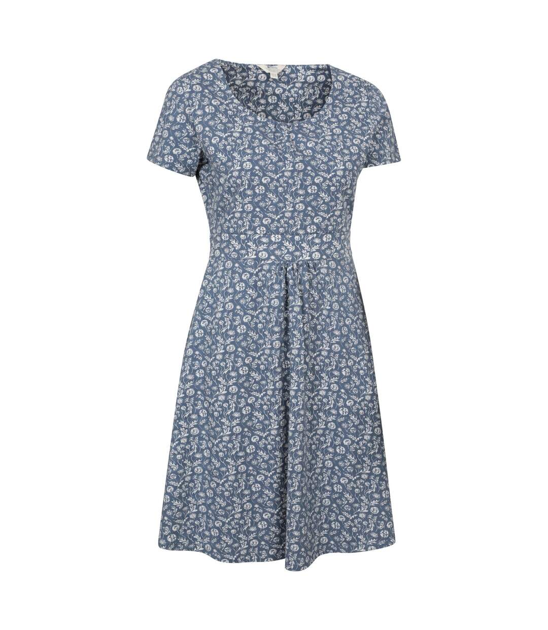 Womens/ladies Floral Uv Protection Dress Light Grey Mountain Warehouse-3