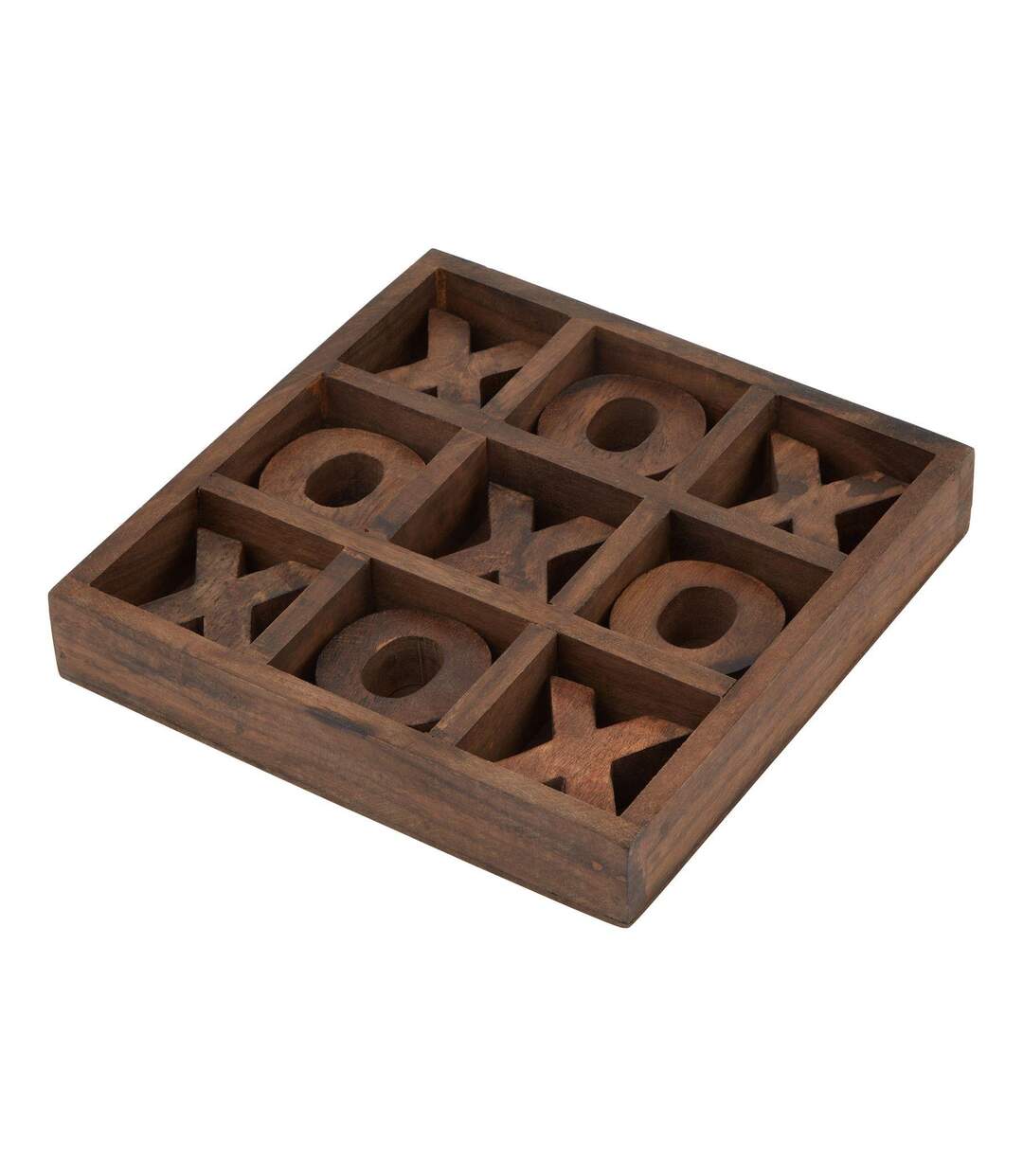 Jeu de morpion taille unique marron Hill Interiors-1