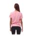 T-shirt Style Logo Essentials Femme Rose Noir Adidas-3