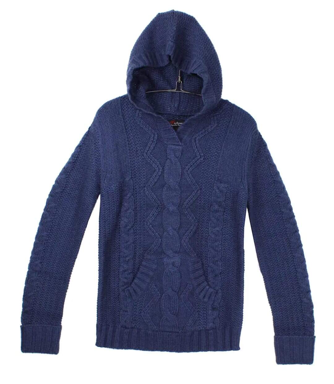 Pull à capuche en maille torsadée PATTY2I-1